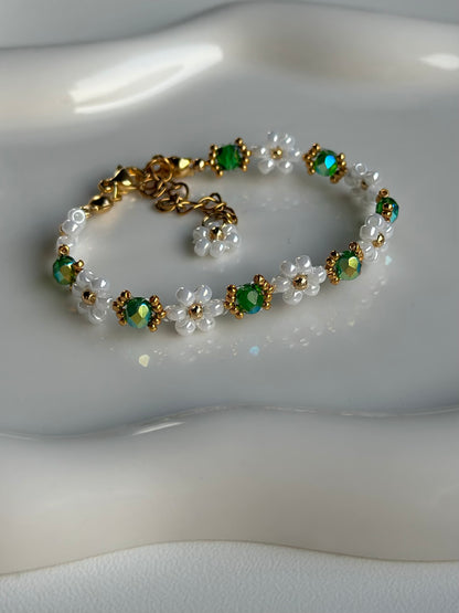 Forest green bracelet